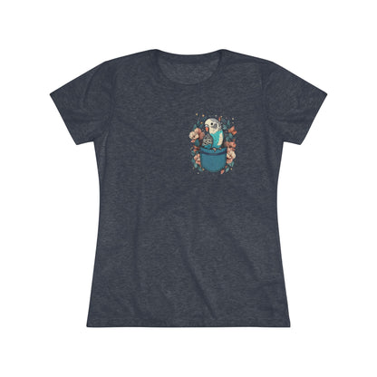 Pocket Budgie Women's Tri-Blend Tee