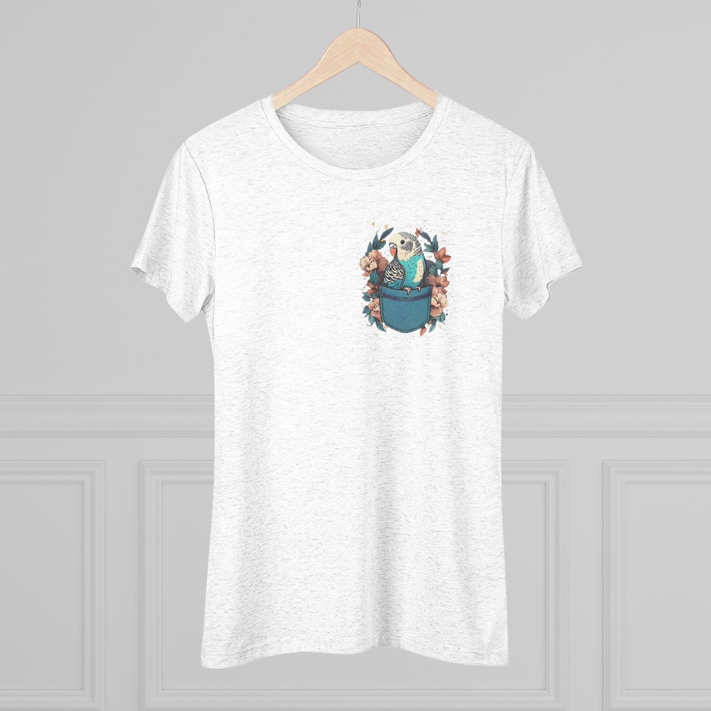 Pocket Budgie Women's Tri-Blend Tee